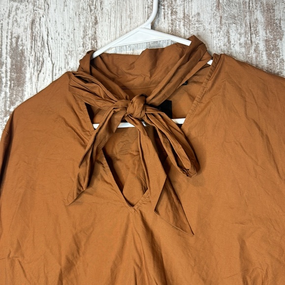 11 HONORÉ Mock Neck Long Sleeve Blouse Size 14 - Picture 6 of 8